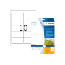 HERMA Transparante etiketten 96 x 508 mm 8018 (pak 250 stuks) HERMA Transparante etiketten 96 x 508 mm 8018 (pak 250 stuks)
