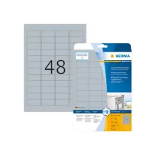 HERMA Typeplaatje-etiketten 457x212 mm zilver matt (pak 1200 stuks)