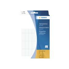 HERMA Universele etiketten met ronde hoeken 12x30 mm 2350 (pak 1120 stuks) HERMA Universele etiketten met ronde hoeken 12x30 mm 2350 (pak 1120 stuks)