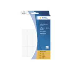 Herma Universele etiketten met ronde hoeken 20x50 mm 2410 (pak 480 stuks) Herma Universele etiketten met ronde hoeken 20x50 mm 2410 (pak 480 stuks)