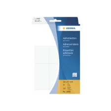 Herma Universele etiketten met ronde hoeken 34x67 mm 2480 (pak 192 stuks) Herma Universele etiketten met ronde hoeken 34x67 mm 2480 (pak 192 stuks)