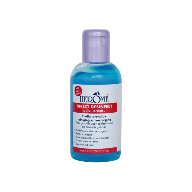 Herome Double Active Desinfecterende Handgel Flipdop (fles 150 milliliter) Herome Double Active Desinfecterende Handgel Flipdop (fles 150 milliliter)