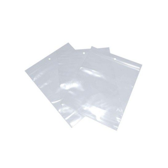 Hersluitbare Gripzakjes Polyethyleen 300 x 400 mm Transparant (doos 1000 stuks)