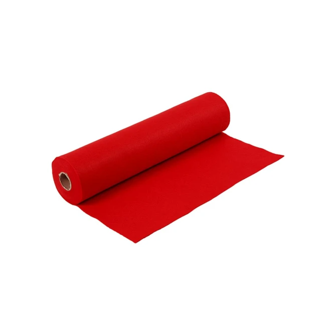 Creotime Hobbyvilt Op Rol 0.45 x 5 m Rood (rol 5 meter)