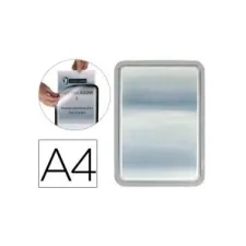 Hoes Djois A4 magnetisch zilver/pk2