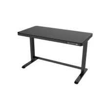 Home75 Zit-Sta Bureau met glas 120 x 60 cm Zwart Home75 Zit-Sta Bureau met glas 120 x 60 cm Zwart