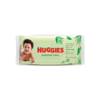 HUGGIES Billendoekjes Natural Care Aloe vera (pak 56 stuks)