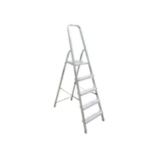 Huishoudtrap 5 Treden Aluminium