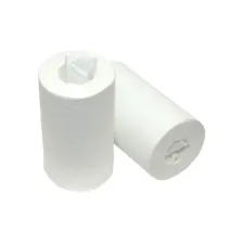 Hulsloze Mini Papieren Poetsrol 1 Laags 120 m Wit (doos 12 x 120 meter) Hulsloze Mini Papieren Poetsrol 1 Laags 120 m Wit (doos 12 x 120 meter)