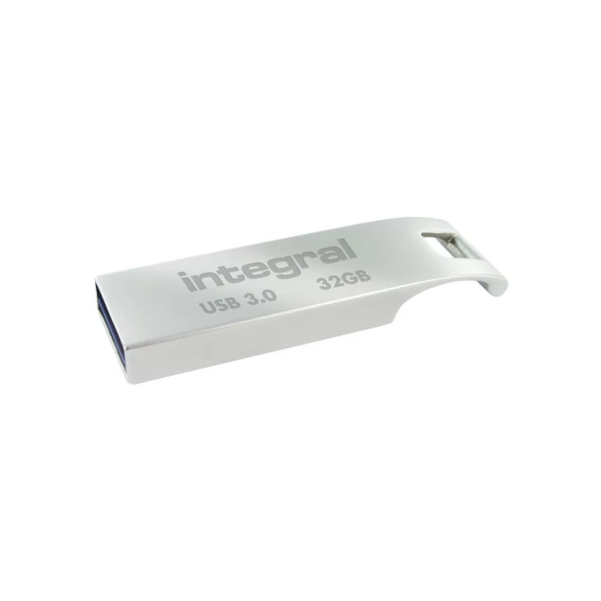 INTEGRAL MEMORY Metalen ARC USB-Stick 30 32 GB Zilver INTEGRAL MEMORY Metalen ARC USB-Stick 30 32 GB Zilver