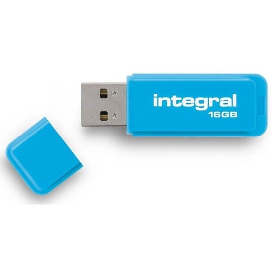 INTEGRAL MEMORY Neon USB-Stick 20 16 GB Blauw