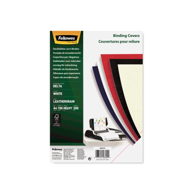 Fellowes Inbindmap leatherl 250g wt/p100