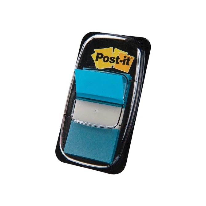 Index Post-it 25x43 lichtblauw/pak 50