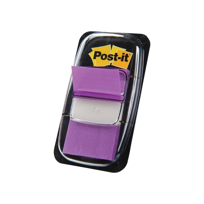 Index Post-it 25x43 paars/pak 50