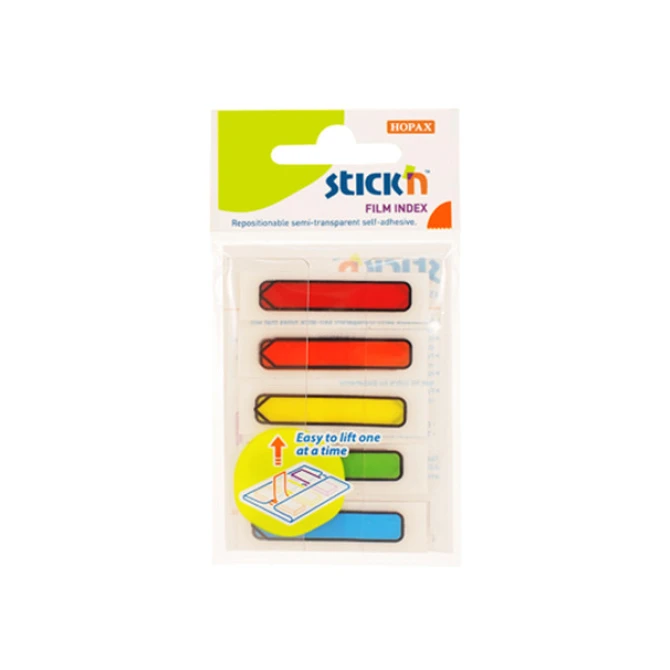 STICK'N Index 45x12mm assorti (5x20 stuks)