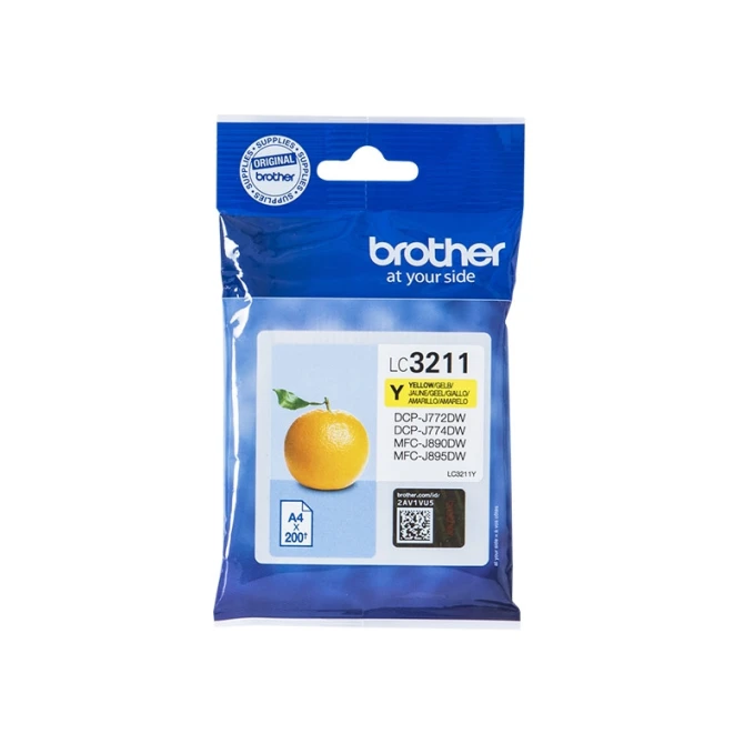 BROTHER LC-3211Y inktcartridge geel (origineel)