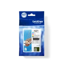 Inkjet Brother LC-421 zwart 3 kleuren Inkjet Brother LC-421 zwart 3 kleuren