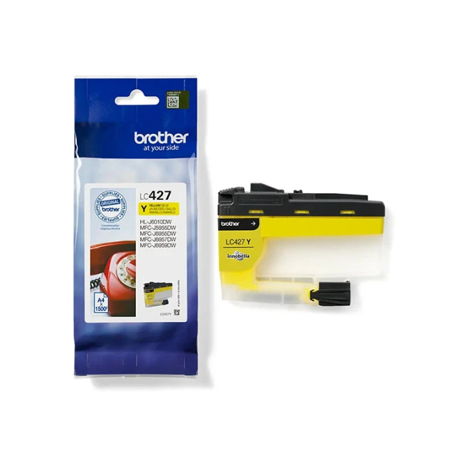 BROTHER LC-427Y inktcartridge geel (origineel)