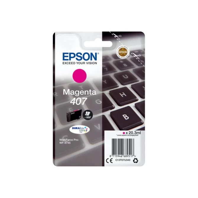 Inkjet Epson 407 C13T07U340 magenta