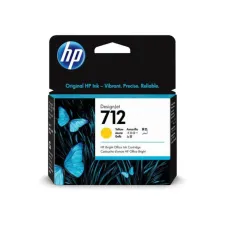 Inkjet HP 712 3ED69A 29ml geel Inkjet HP 712 3ED69A 29ml geel