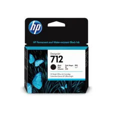 Inkjet HP 712 3ED71A 80ml zwart Inkjet HP 712 3ED71A 80ml zwart