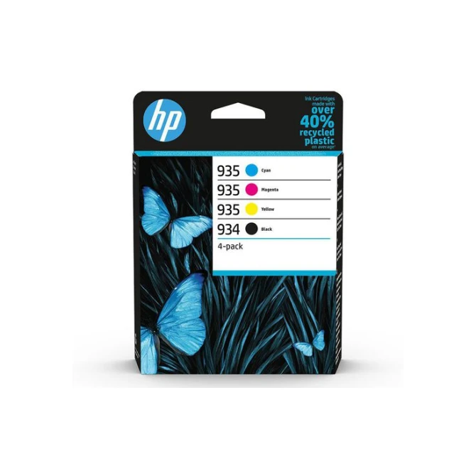 HP 934/935 - Inktcartridge - Multipack - B/C/M/Y (6ZC72AE) (pak 4 stuks) HP 934/935 - Inktcartridge - Multipack - B/C/M/Y (6ZC72AE) (pak 4 stuks)