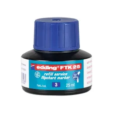 Inkt edding FTK25 blauw (fles 25ml)