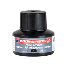 Inkt edding RBTK25 zwart (fles 25ml)