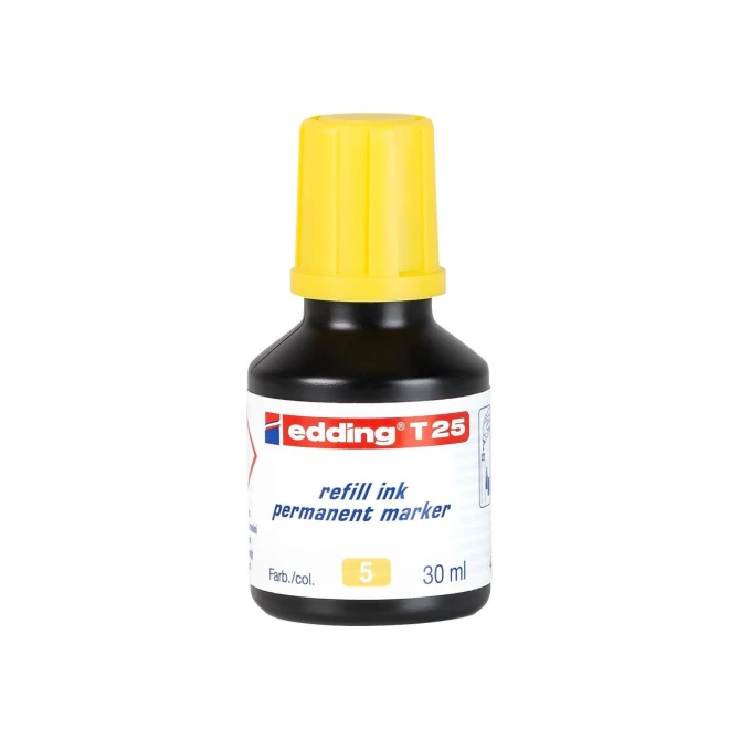 Inkt edding T25 geel/fl30ml