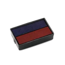 Inktkussen Colop E/10 rood/blauw/pk2
