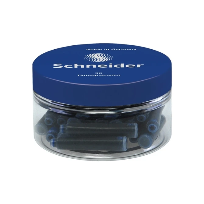 Inktpatroon Schneider koningsblauw/pk30