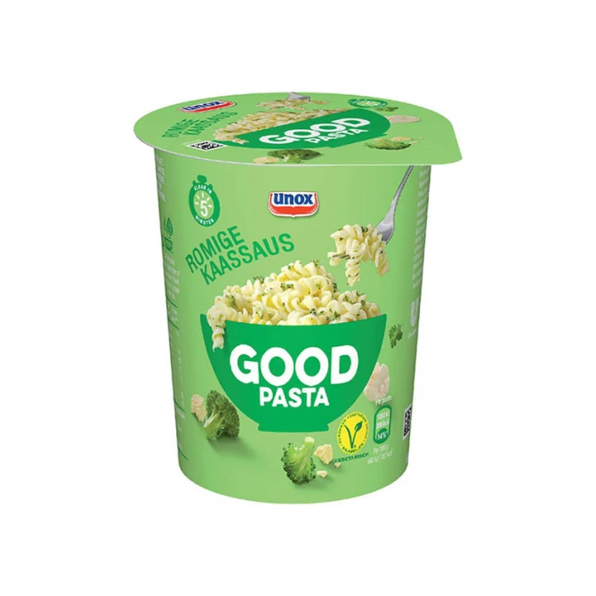 Instant pasta Unox kaassaus cup/pk8 Instant pasta Unox kaassaus cup/pk8