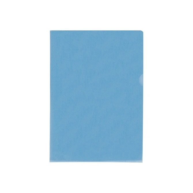 Insteekmap A4 L PP 0.11 blauw (100 stuks)