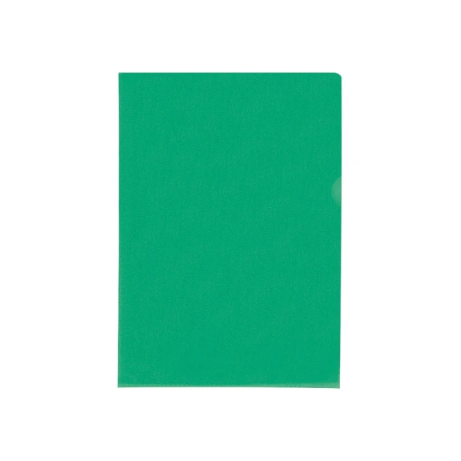 Insteekmap A4 L PP 0.11 groen (100 stuks)