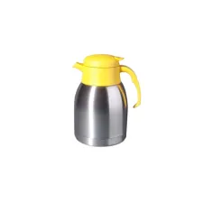 Isoleerkan Diameter 140 mm Hoogte 200 mm RVS Geel