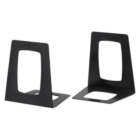 JALEMA Re-Solution Boekensteunen zwart 100% gerecycled polystyreen (doos 5 stuks)