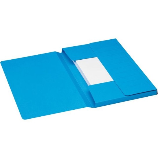 JALEMA Secolor Mammoet Dossiermap Karton 1-250 Vellen 350 x 240 x 25 mm Blauw (pak 10 stuks)