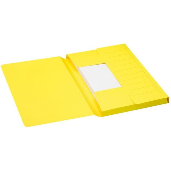 JALEMA Secolor Mammoet Dossiermap Karton 1-250 Vellen 350 x 240 x 25 mm Geel (pak 10 stuks)