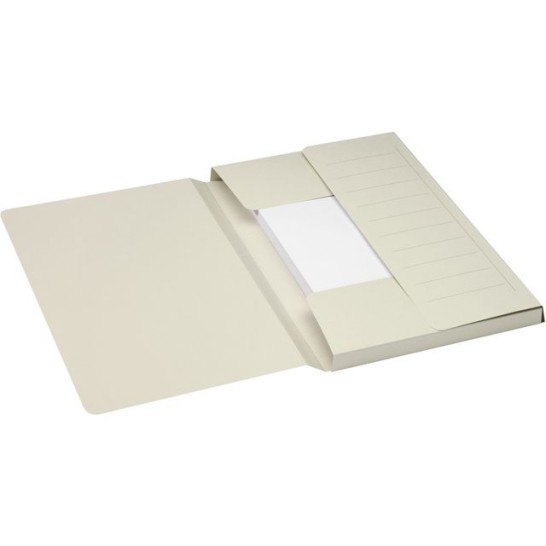 JALEMA Secolor Mammoet Dossiermap Karton 1-250 Vellen 350 x 240 x 25 mm Grijs (pak 10 stuks)