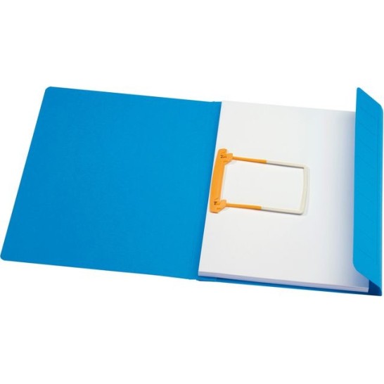 JALEMA Secolor Snelhechtmap Folio Zuurvrij Karton 250 vel Blauw (pak 10 stuks)