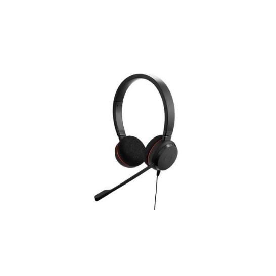 Jabra Evolve 20 SE MS Stereo On-Ear Headset 2 m Zwart
