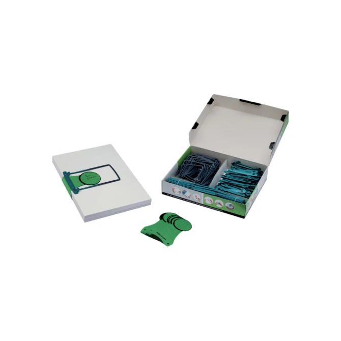 JALEMA Archiefkit Klembevestiging Groen (doos 100 stuks) JALEMA Archiefkit Klembevestiging Groen (doos 100 stuks)