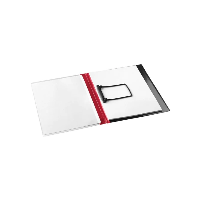JALEMA Clip Snelhechtmap A4 PVC 150 vel Rood (pak 10 stuks)