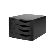 JALEMA Re-Solution Bureauladenset 4 laden 216 x 300 x 375 mm zwart