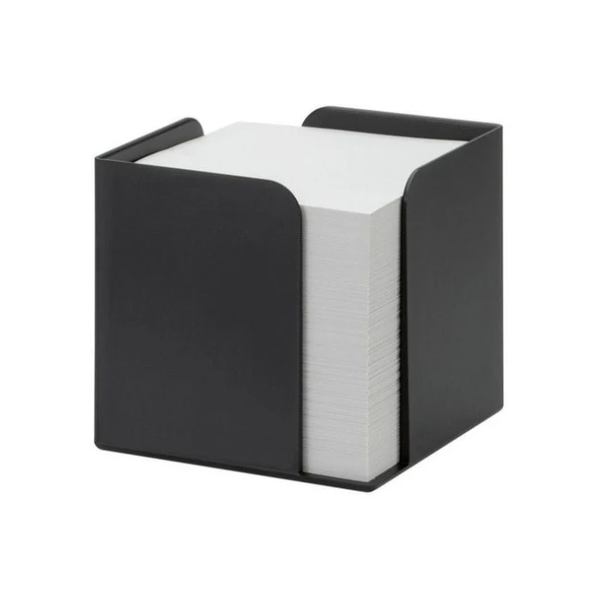 JALEMA Re-Solution Memokubus 100% gerecycled polystyreen Zwart