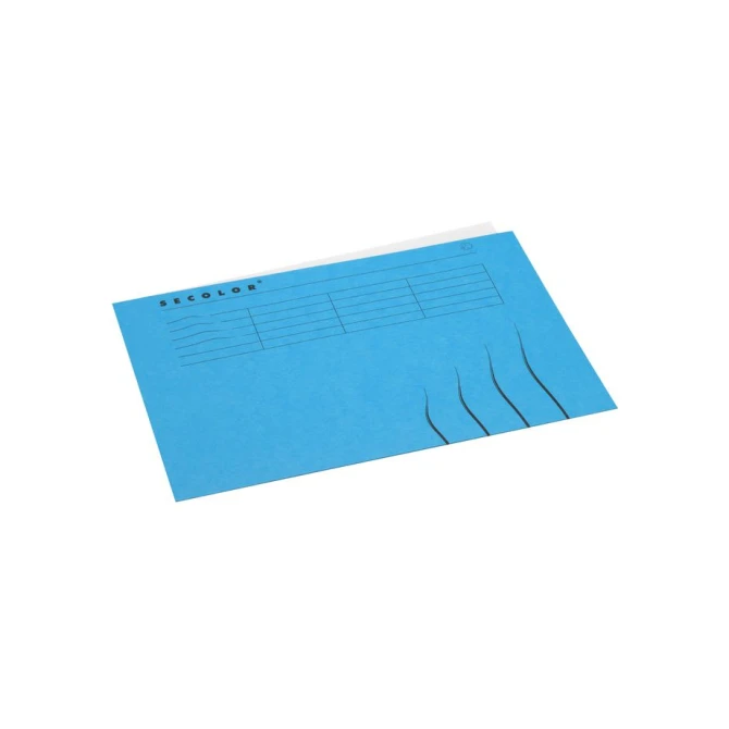 JALEMA Secolor A4 Vouwmap Karton 225 x 310 mm Blauw (doos 250 stuks)