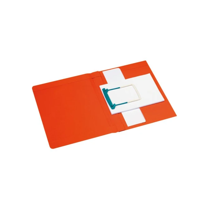 JALEMA Secolor Clipex Plus Snelhechtmap A4 Zuurvrij Karton 250 vel Rood (pak 10 stuks)