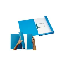 JALEMA Secolor Combi Snelhechtmap Folio Zuurvrij Karton 2 x 200 vel Blauw (pak 40 stuks)