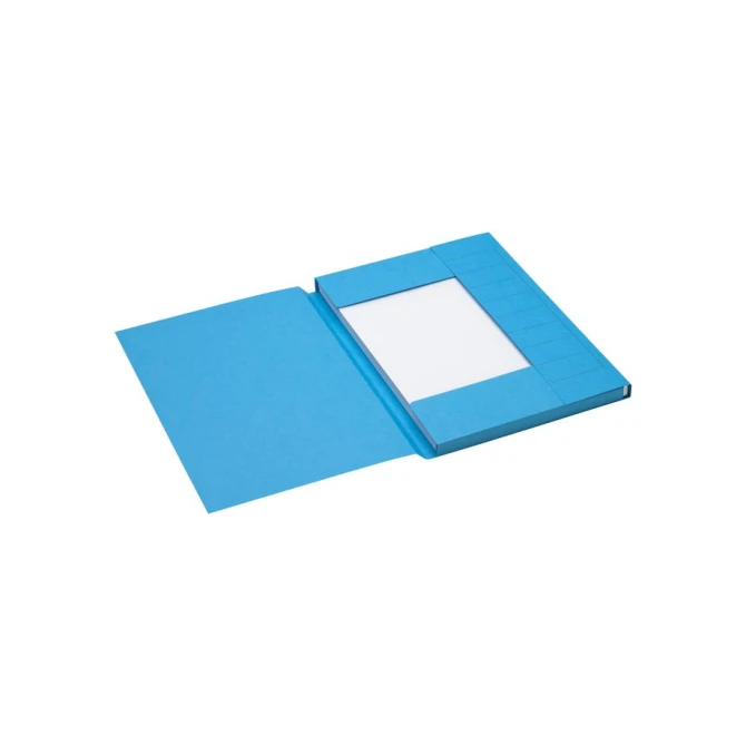 JALEMA Secolor Stofklepmap A4 Karton 200 vel Blauw (doos 125 stuks)