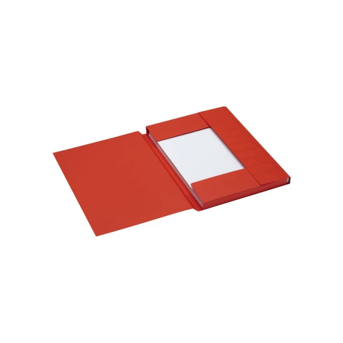 JALEMA Secolor Stofklepmap A4 Karton 200 vel Rood (doos 125 stuks)